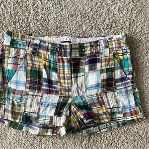 JCrew madras shorts